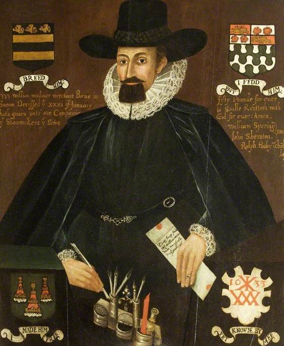 William Windover of New Sarum (d.1633), Merchant Adventurer of Sarum, Benefactor of the Company of Shoemakers (1632)