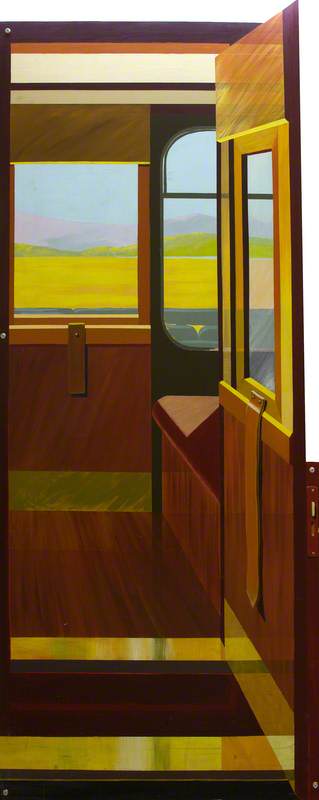 View from a Railway Carriage; Beginning of the Carriage